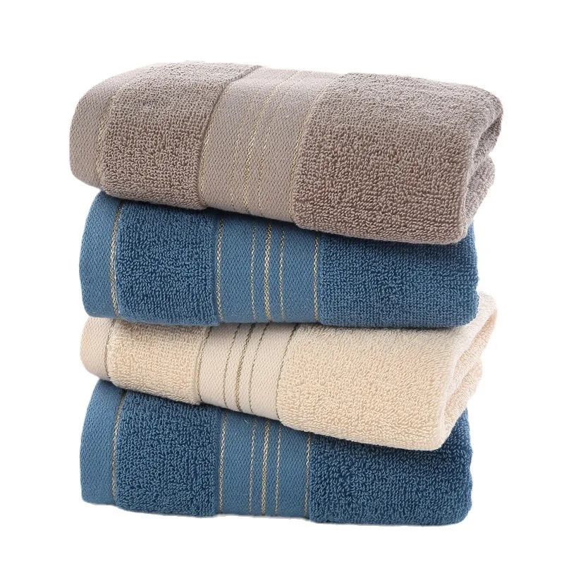 1PCS 33cmX73cm Blue Brown Red Yellow Thickened Pure Cotton Household Daily Necessities Bathroom Towels