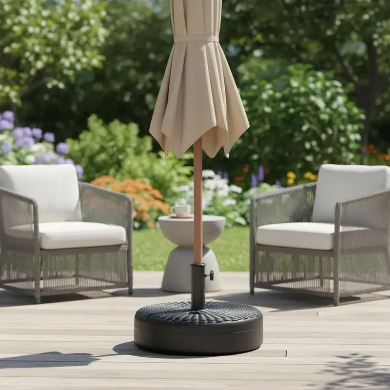

18 Inch Fillable Heavy-Duty Round Umbrella Base Stand