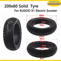 For KUGOO X1 Electric Scooter Rear Wheel Parts 200x60 Solid Tyre Electric Scooter Solid Tire 8 Inch Explosion-proof Tire