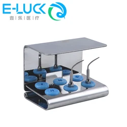 Dental Ultrasonic Scaler Tip Holder Bur Drills Holder Block Organizer Autoclave Sterilizer Case Endo File Disinfection Box