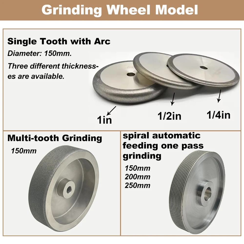 Grinding Wheel for Corrugated CBN Wheel Serrated Kitchen Knife Curved  Thread Wheel