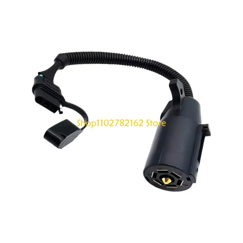 

547B 4 Pin to 7 Pin Towing Adaptor Trailer Caravans Truck Towbar Car Plug Adapter