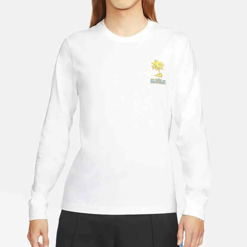 ไนกี้ของแท้เสื้อยืดกีฬาแขนยาวลำลองผู้ชาย DN2906-100