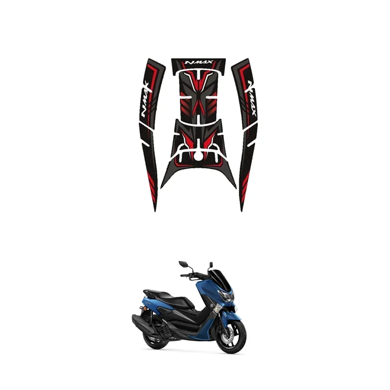 For NMAX155 2020 Motorcycle Tank Pad Protector 3D Gel Sticker Decal - 1