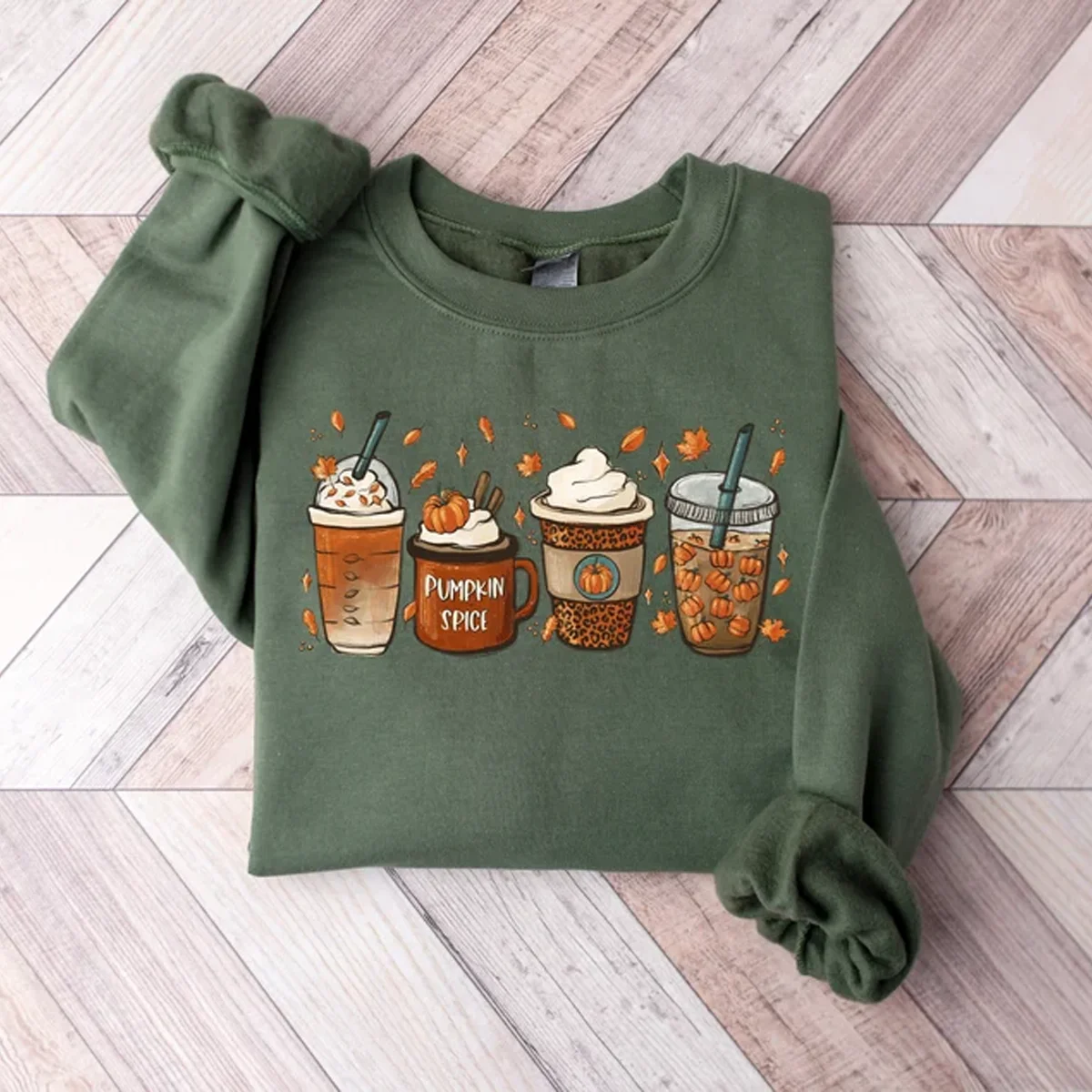 Fall Coffee Sweatshirt for Women Thanksgiving Sweater Fall Crewneck Pumpkin Spice Sweatshirt Pumpkin spice Shirt Halloween Fall