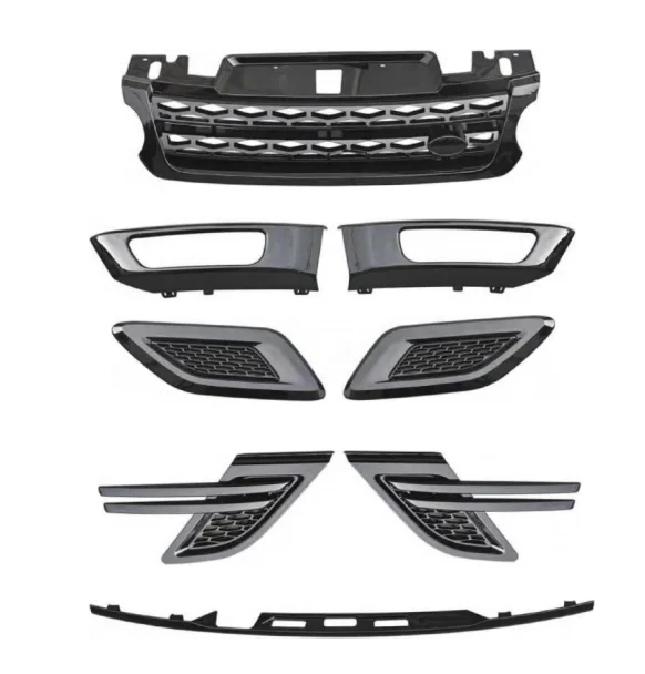 

NEW Upgrade Car Auto Bodykit Facelift Accessories Grille SUPER BLACK VERSION KIT for Land Rover Range 2014-2017 SPORT