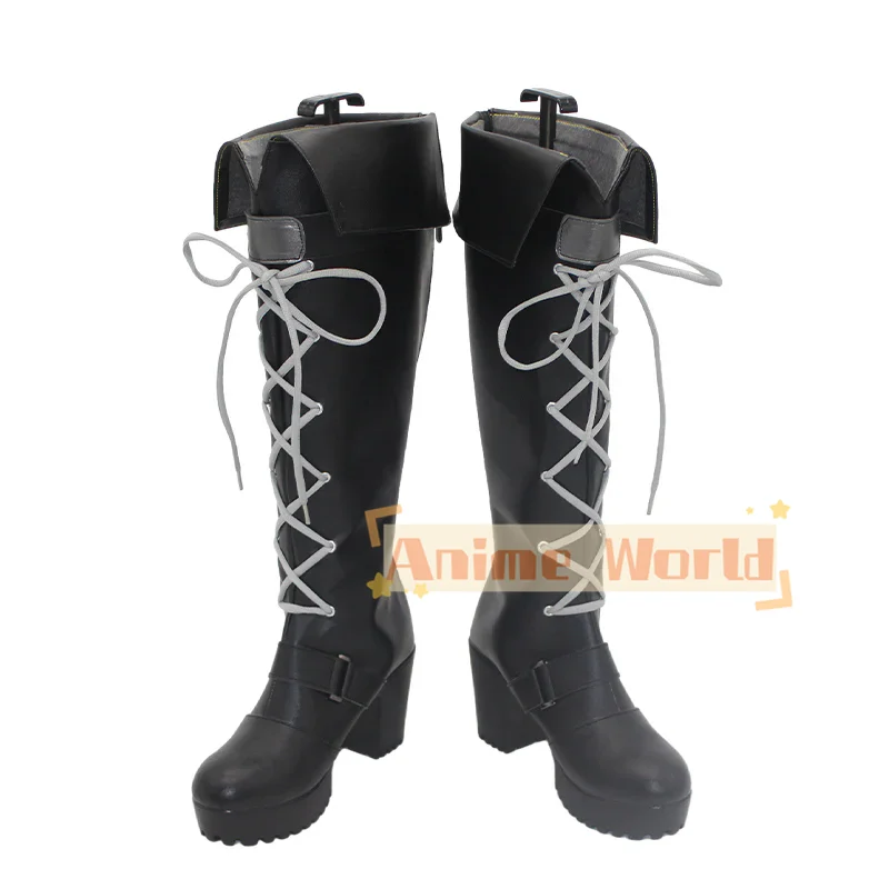 Virtual YouTuber NIJISANJI LazuLight Pomu Rainpuff March 2023 Outfit Shoes Cosplay Boots Halloween Carnival Boots Custom Made