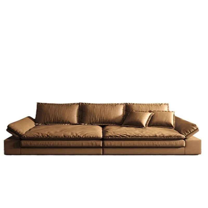 Tech Fabric Sofa - Living Room Minimalist Modern Home Extra-Large Deep Seat Latex Fabric Sofa