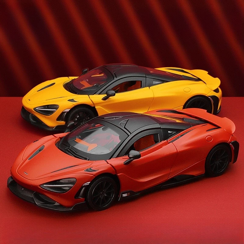 

CCA Genuine Authorization 1:24 Mai 765LT Alloy Car Model Car Artwork Decorative Ornament Collection