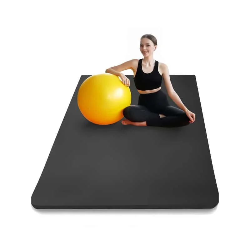 

Widen by 80 cm Extra Thick Non-Slip Yoga Mat - For Pilates, Fitness & Home Workouts High Density Support with Carrying Strap
