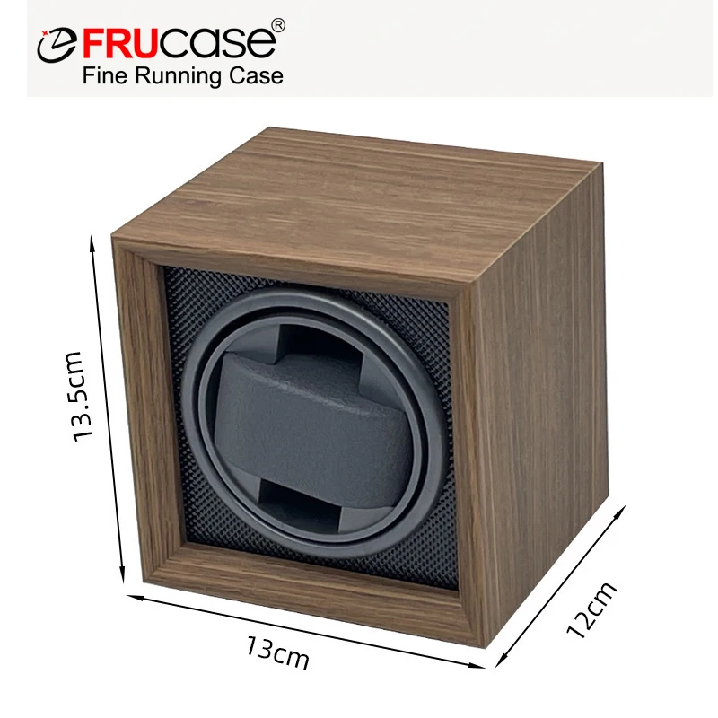 FRUCASE Single Watch Winder for automatic watches watch box automatic winder  can be placed in a safe Box or drawer