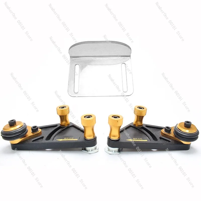 Precision Designed Aluminum Alloy Woodworking Featherboard Multi Purpose Table Saw Router Fence Miter Slot Guide Safety Push