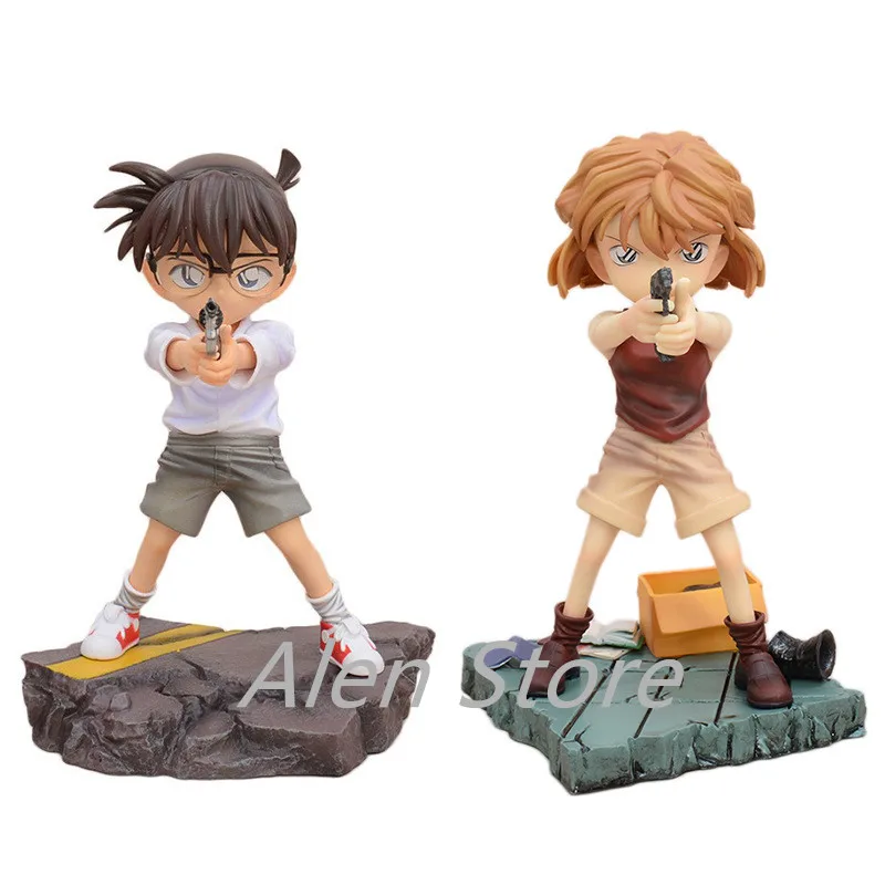 

Detective Conan Anime PVC Action Figure - Kuroba Kaito Kudou Shinichi Haibara Ai Collectible Model Toy for Kids Gift