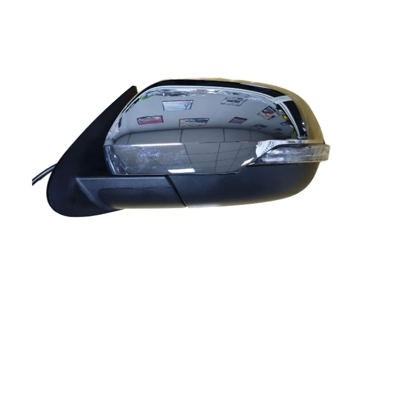 High Quality GLOBAL PANDA Chrome Side Mirror With LED Turn Signal Fits Mitsubishi L200 2019 Pajero Sport Triton - view 4