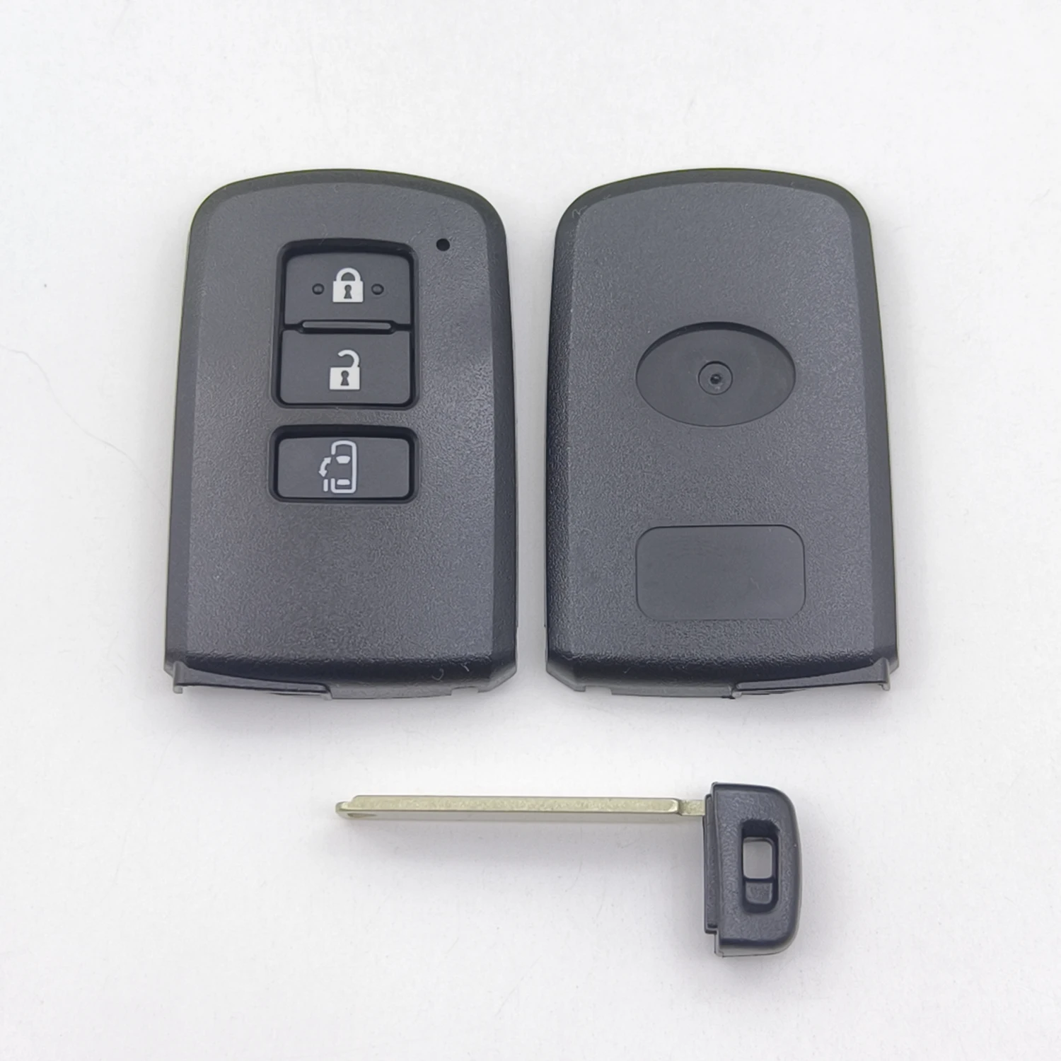 Xinyuexin Remote Key Shell Replacement for Toyota Sienta Alphard Noah Voxy Esquire Vellfire 3/4 Button Smart Key Case Keychain