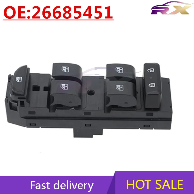 

OEM:26685451 Power Window Master Control Switch For Chevrolet Cavalier