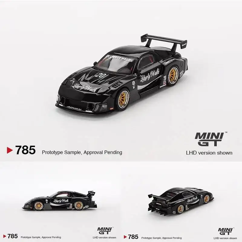 MINIGT 1:64 Mazda LBWK RX7 FD3S LB Super Silhouette Diecast Diorama Model Collection Toys 773 990 963 1011