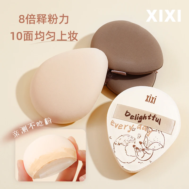 

Foxes Drama Powder Puff Soft Blending Sponge Makeup Face Puff Concealer Foundation Cosmetics Puff For Women Beauty Makeup Tools