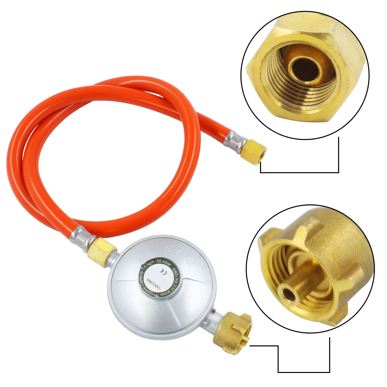 Flüssiggas (LPG) Druckregelventil-Set, 1,5-Meter Verlängerungsschlauch-Set …