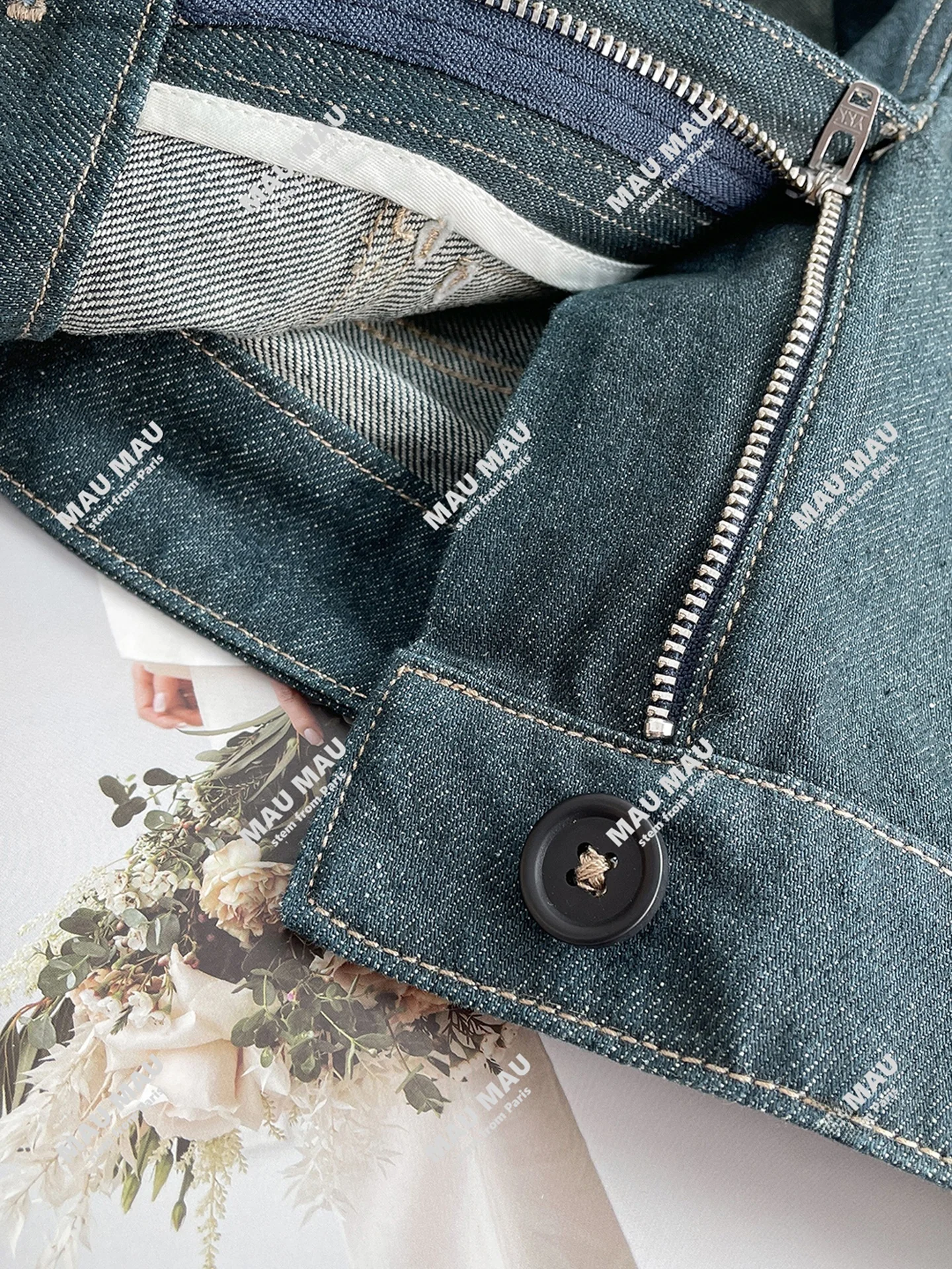 

High Waist Slim Fit Casual Denim orts Women's Summer Versatile High Waist Jeans orts Comfortable Breathable Blue Color