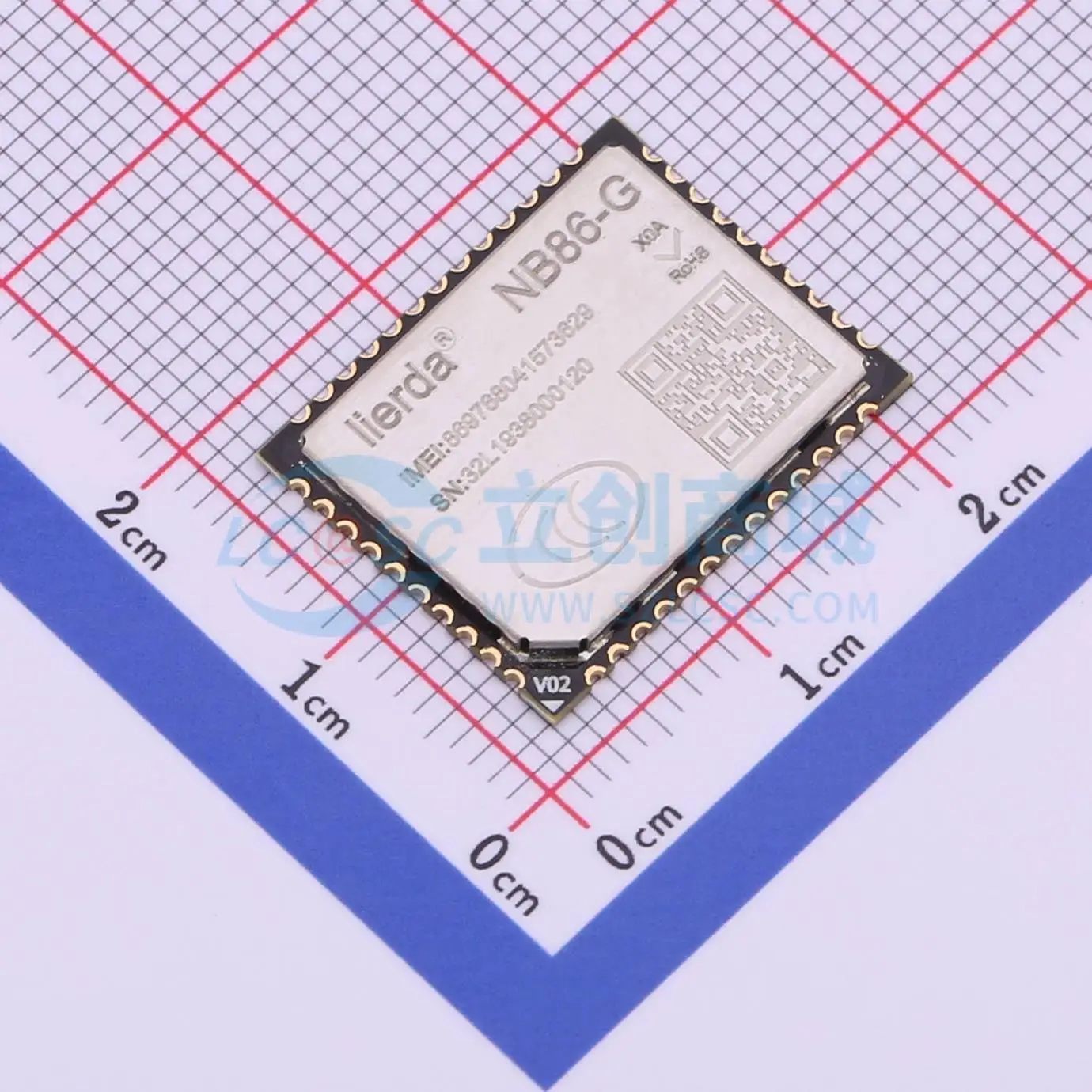 2pcs LSD4NBN-LB03000003 SMD 20x16mm NB-IoT UART SIM 3.1V 4.2V Cellular LTE Communication Module for Smart Home System