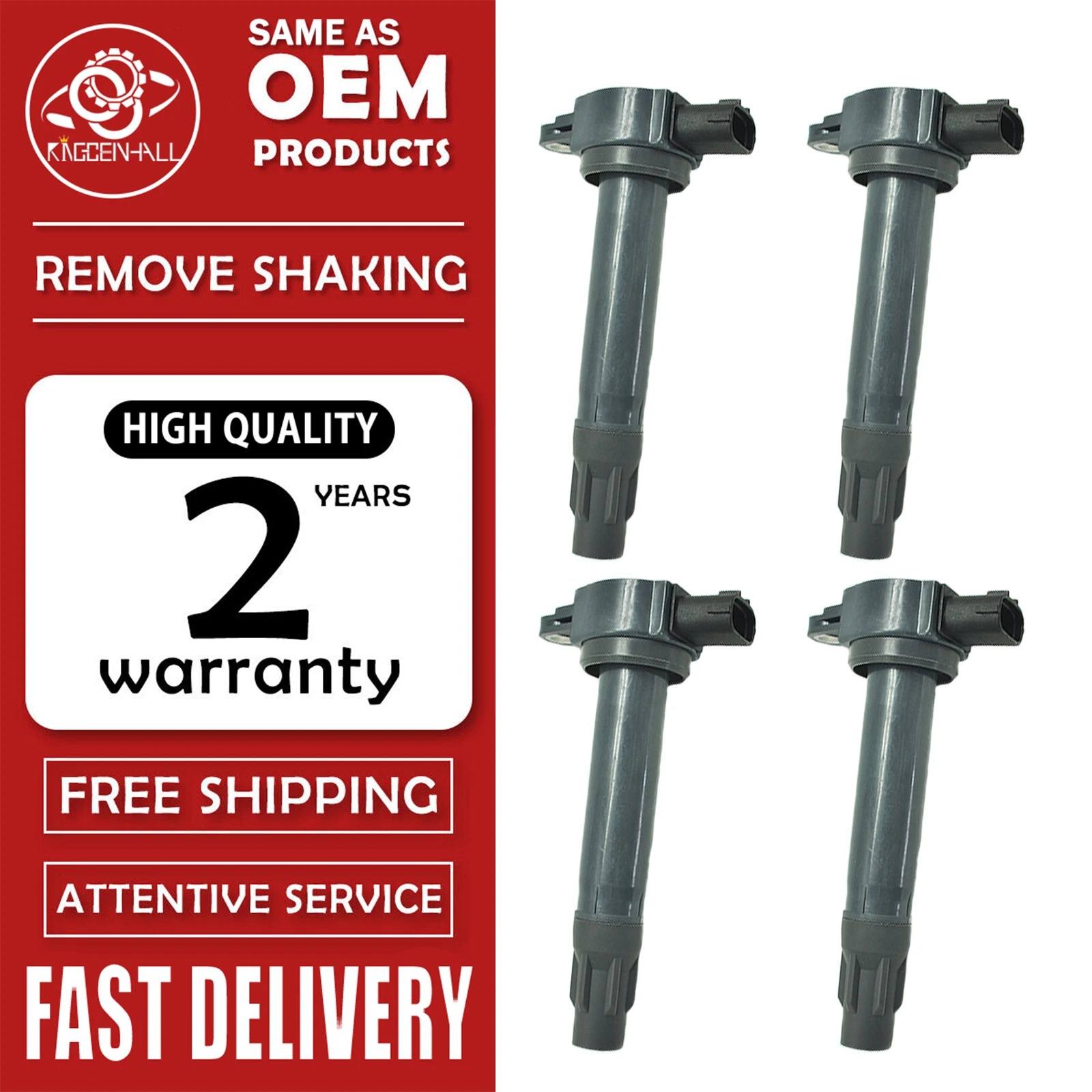 

Brand New 4PCS Engine Ignition Coil 1832A016 UF589 Compatible With Mitsubishi Outlander Sport Lancer 2.0 2.4L 2008-2019