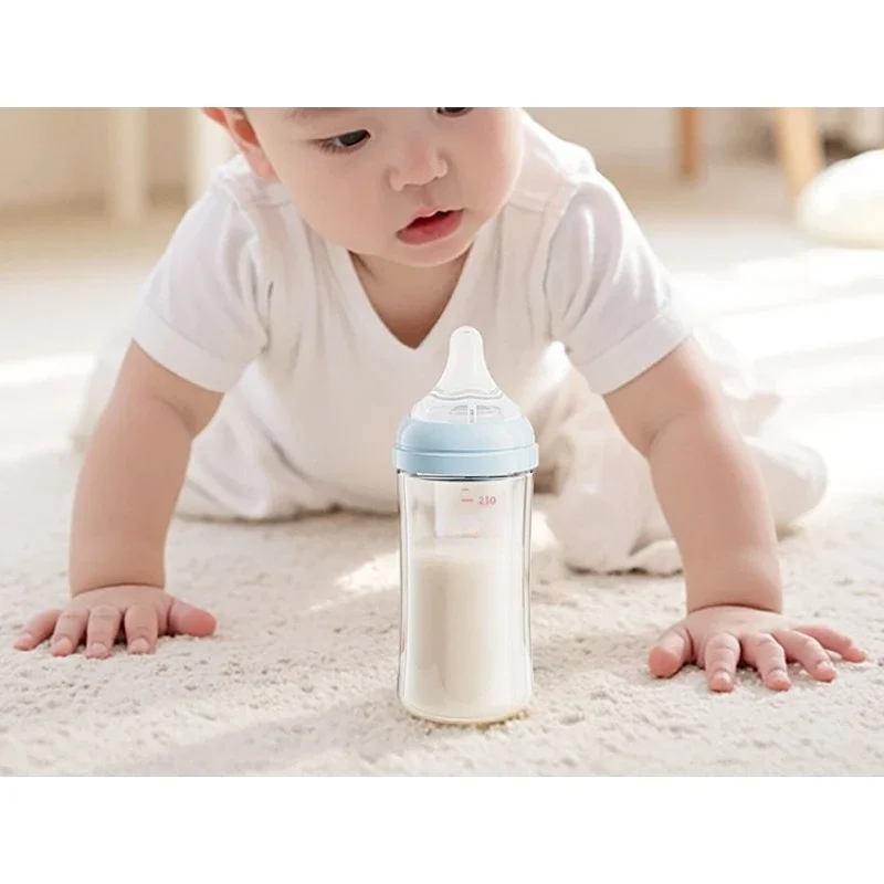 Newborn baby glass bottle replacement bottle cup body suitable for baby bottle accessories pacifier universal large capacity