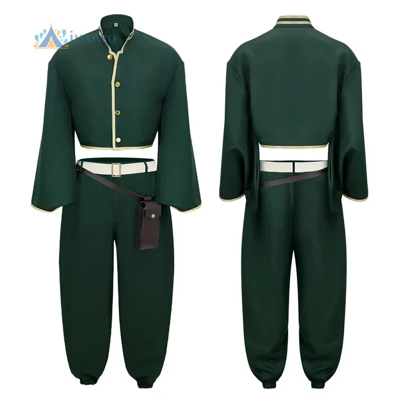 

Костюм для косплея Суёджи Эниширо, зеленая униформа, комплект одежды для взрослых мужчин, карнавальный костюм для Хэллоуина и вечеринок