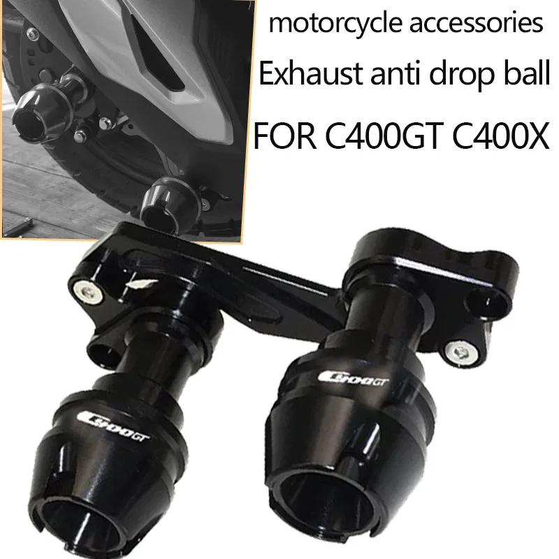 

For C400GT C400X C400 GT Accessories Front Fork Wheel Fall Muffler Pipe Frame Protection Frame Slider Anti Crash Protector