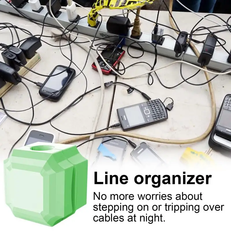 Clips Organizadores de cables magnéticos, gestión de cables, soporte de cables de carga, enrollador de cables montado en la pared