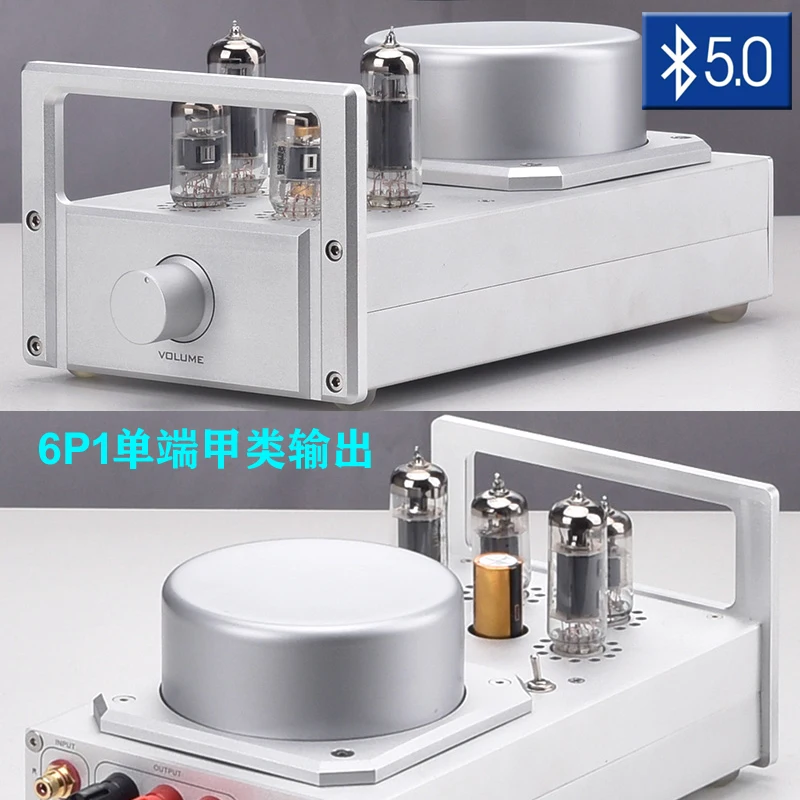 6F2 pushes 6P1 single-ended class A power amplifier 3.8WX2 Seiko made BRZHIFI Bluetooth 5.0HIFI