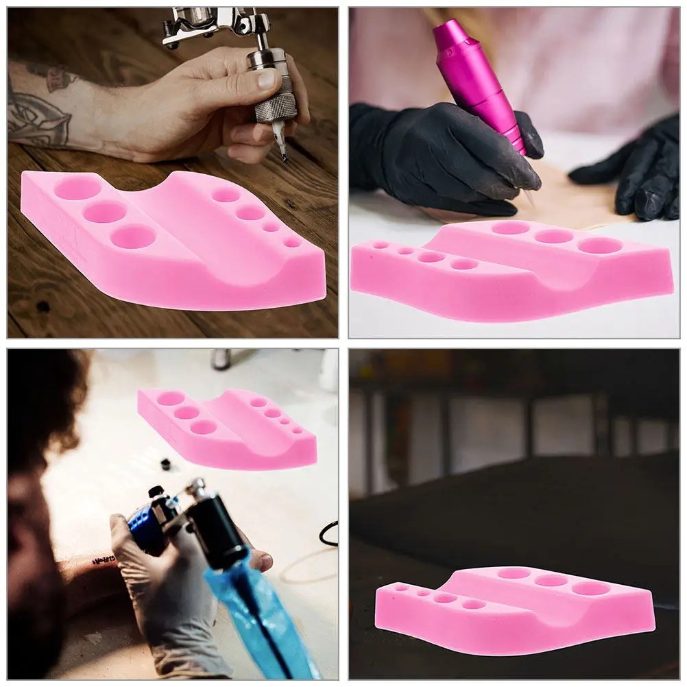 3Pcs Tattooing Ink Cup Storage Stand Convenient Pigment Tray Stable Design Exquisite Appearance Tattoos Color Cup Rack