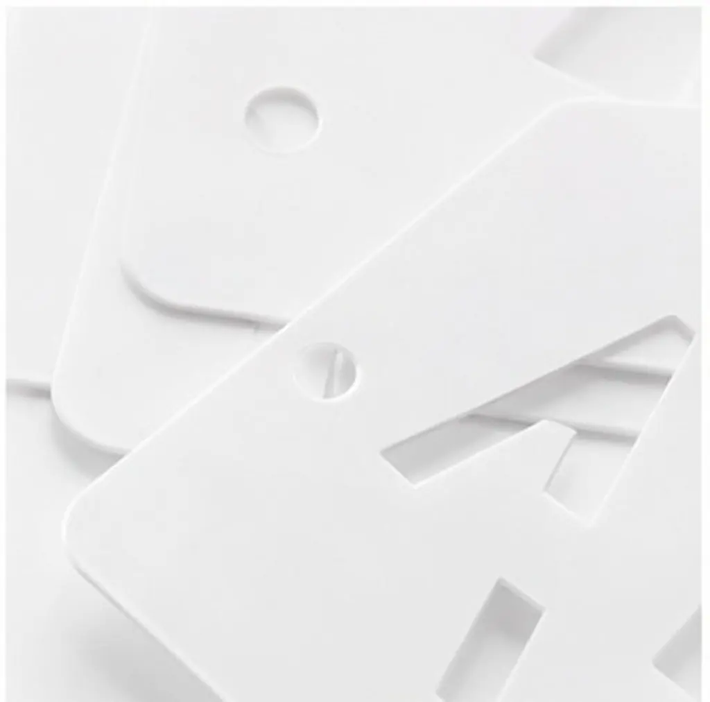36Pcs 2 Inch Letter Number Stencils Reusable Pet Alphabet Stencil Set for Painting Wood Fabric Rock Chalkboard DIY Craft Wall