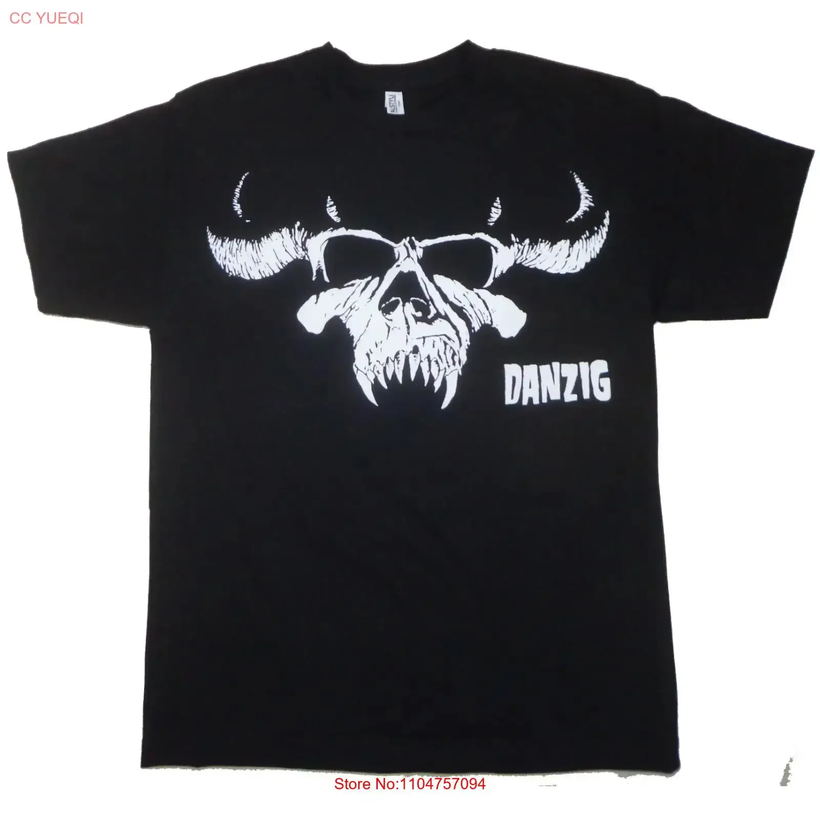 DANZIG Skull Horns T SHIRT S M L XL 2XL Brand New vintage Washed Breathable graphic homme Unisex Versatile Comfortable