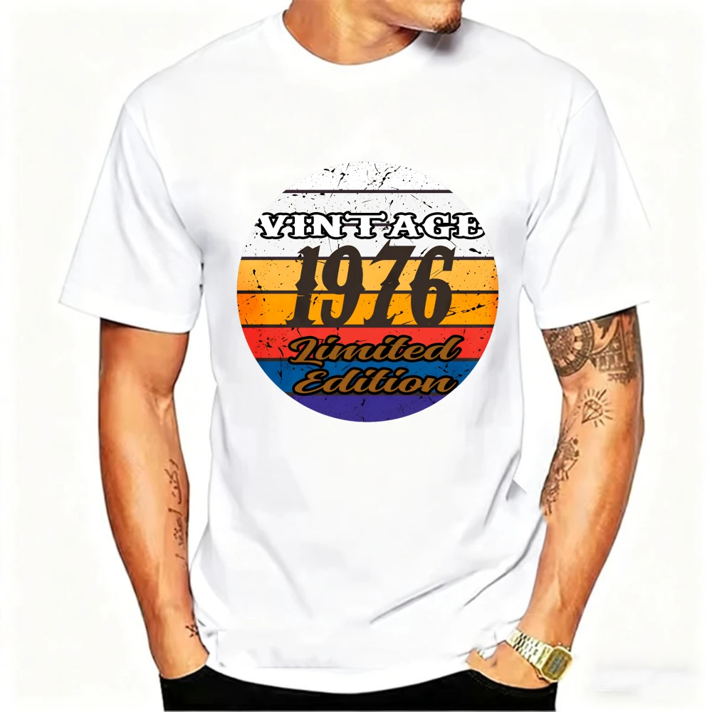 Item Preview Vintage Classic Fashion Streetwear Crewneck Short-sleev 1976 Limited Edition Designed and By Justbejoker T-shirts