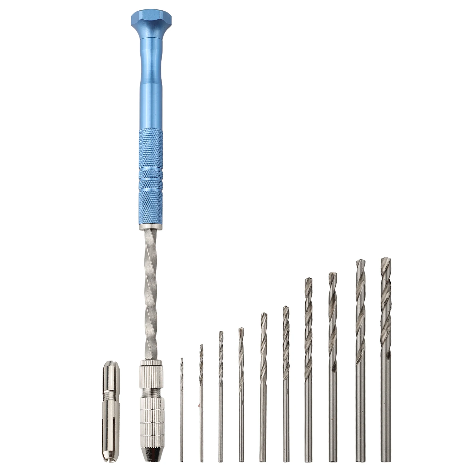 Circuit Board Drill Approx. 190mm 7.48in Drilling Tool Plastic Construction Versatile Applications 12 Different Chucks
