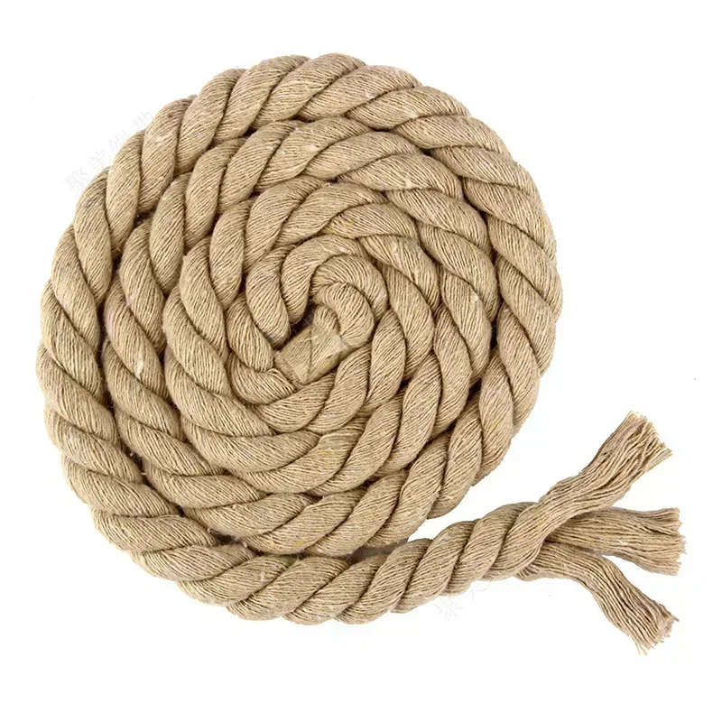 2 Meter 5–20 mm, 3 Aktien, Makramee-Baumwollseil, geflochten, gedrehte Schnur, DIY-Dekoration, Seile, Tasche, Bastelschnüre, Nähzubehör