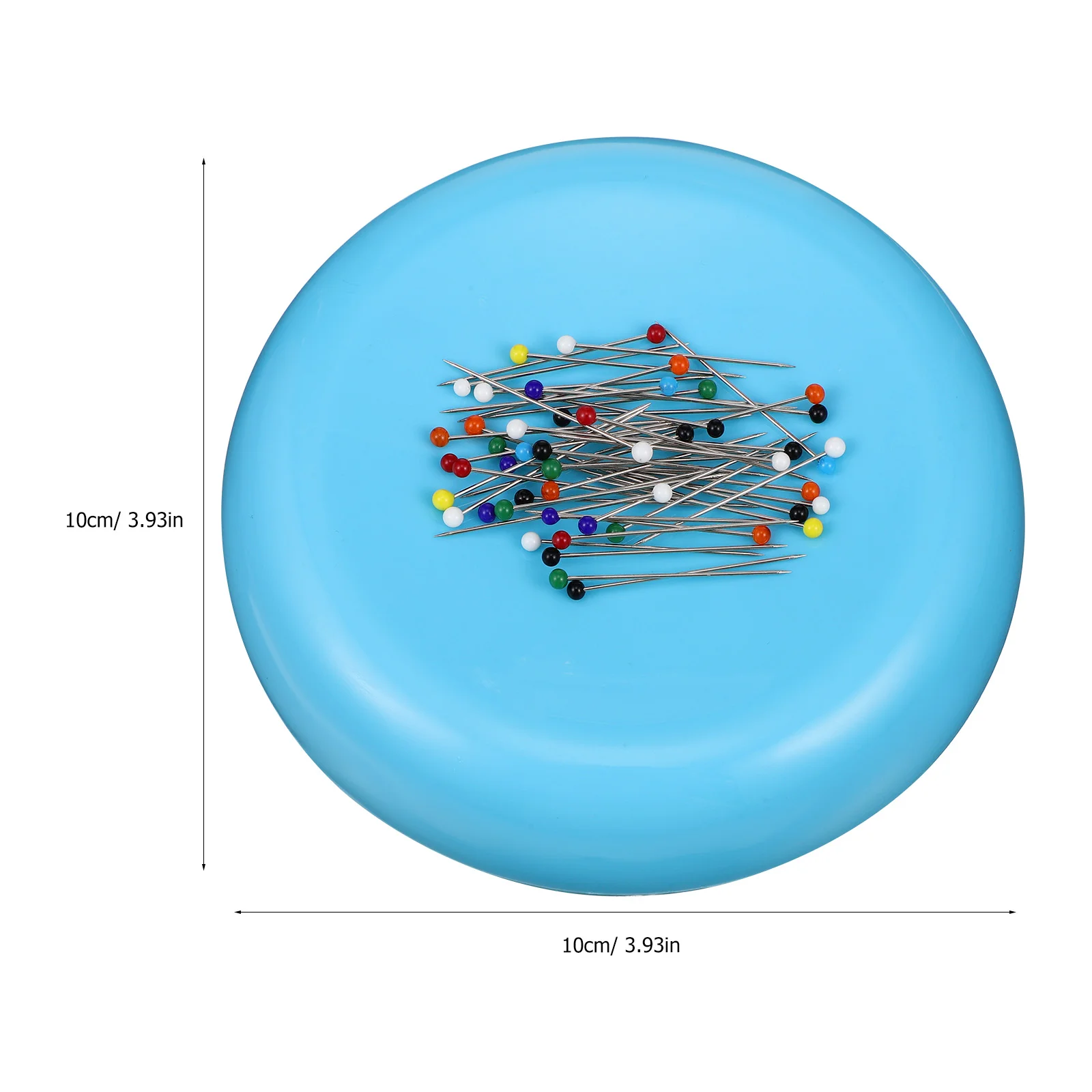 Magnetic Sewing Pin Cushion Dowels Bobby Accessory Needle Embroidered Holder with Pins for Plastic Reusable Small Tool