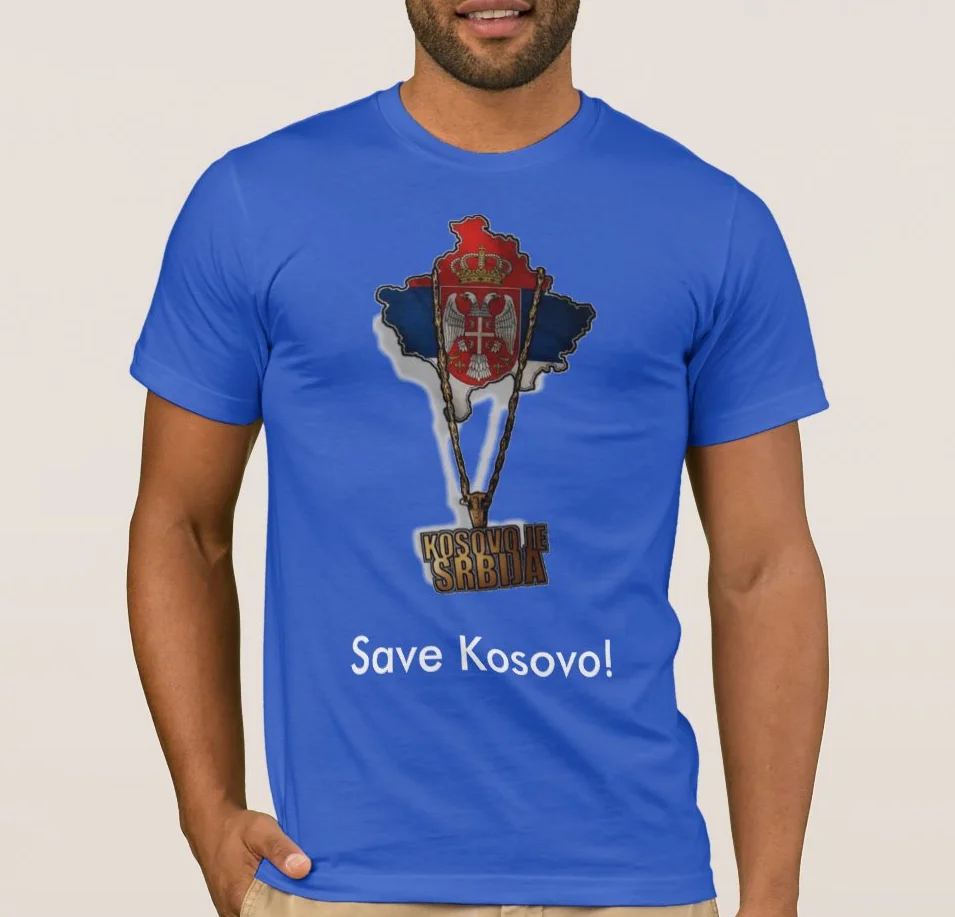 Keep Kosovo Part of Serbia, Kosovo Is Serbia Support Movement T-Shirt. Summer Cotton Short Sleeve O-Neck Mens T Shirt New S-3XL