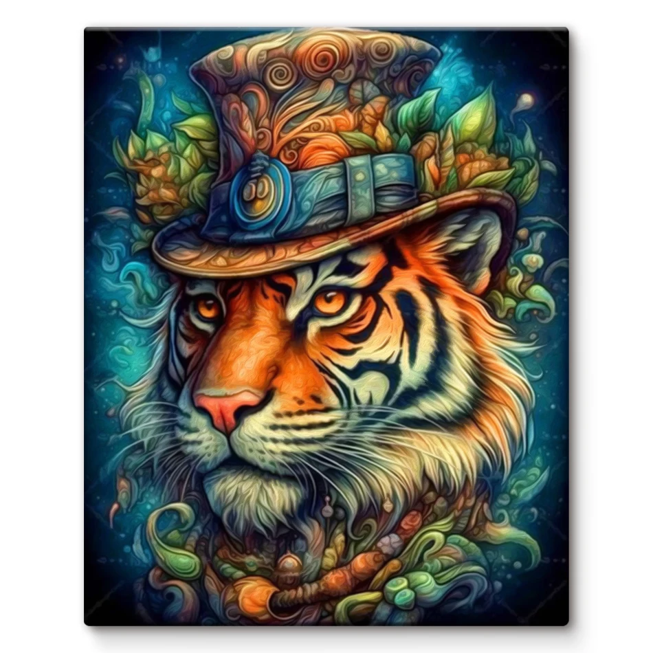 

SDOYUNO Paint By Numbers Chinese Zodiac Animals Color Abstract Digital Oil Painting Canvas Picture Paint Brushes Original Gifts