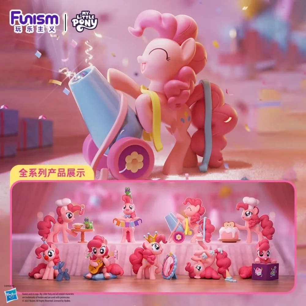 

Новая фигурка My Little Pony, серия Party Time, слепая коробка, игрушки, экшн-фигурка, мультяшные украшения, кукла на день рождения для девочек, модель игрушки, подарки