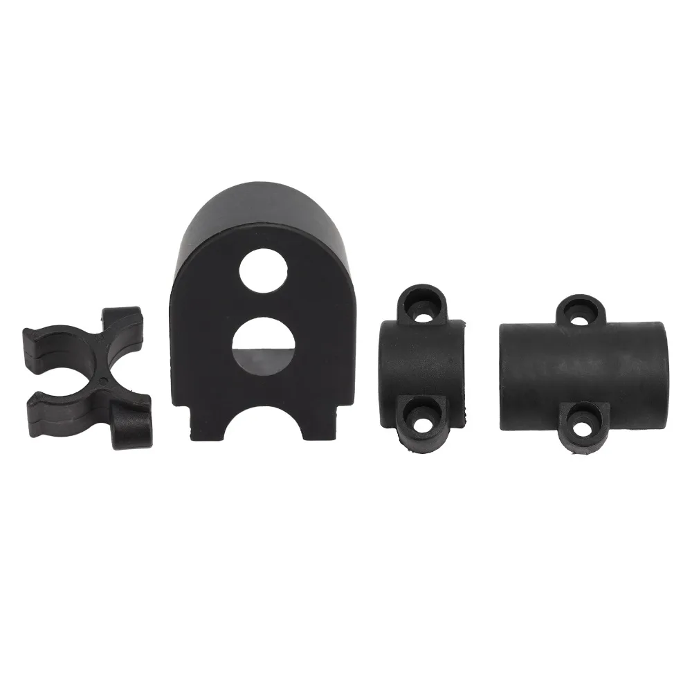 Black Wheelchair Crutch Holder ABS 25mm Inner Diameter Frame Available Mobility Aid Accessory Crutch Storage Rack