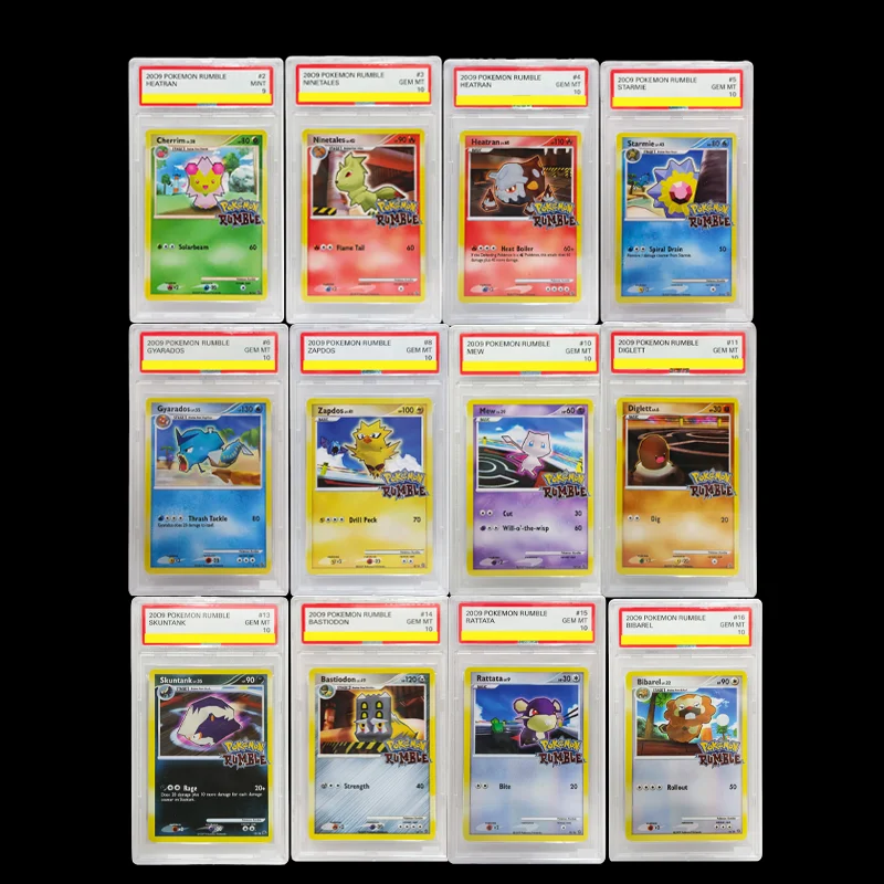 17 style 2009 Pkm RUMBLE #1 VENUSAUR  #6 GYARADOS #9 MEWTWO #10 MEW #12 LUCARIO #13 SKUNTANK Grade 10 Collection Card