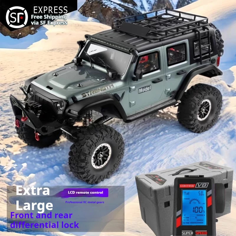 

Weili 104006pro бесщеточная версия супер большой RC профессиональный автомобиль с дистанционным управлением электрический внедорожный альпинистский автомобиль модель Wrangler