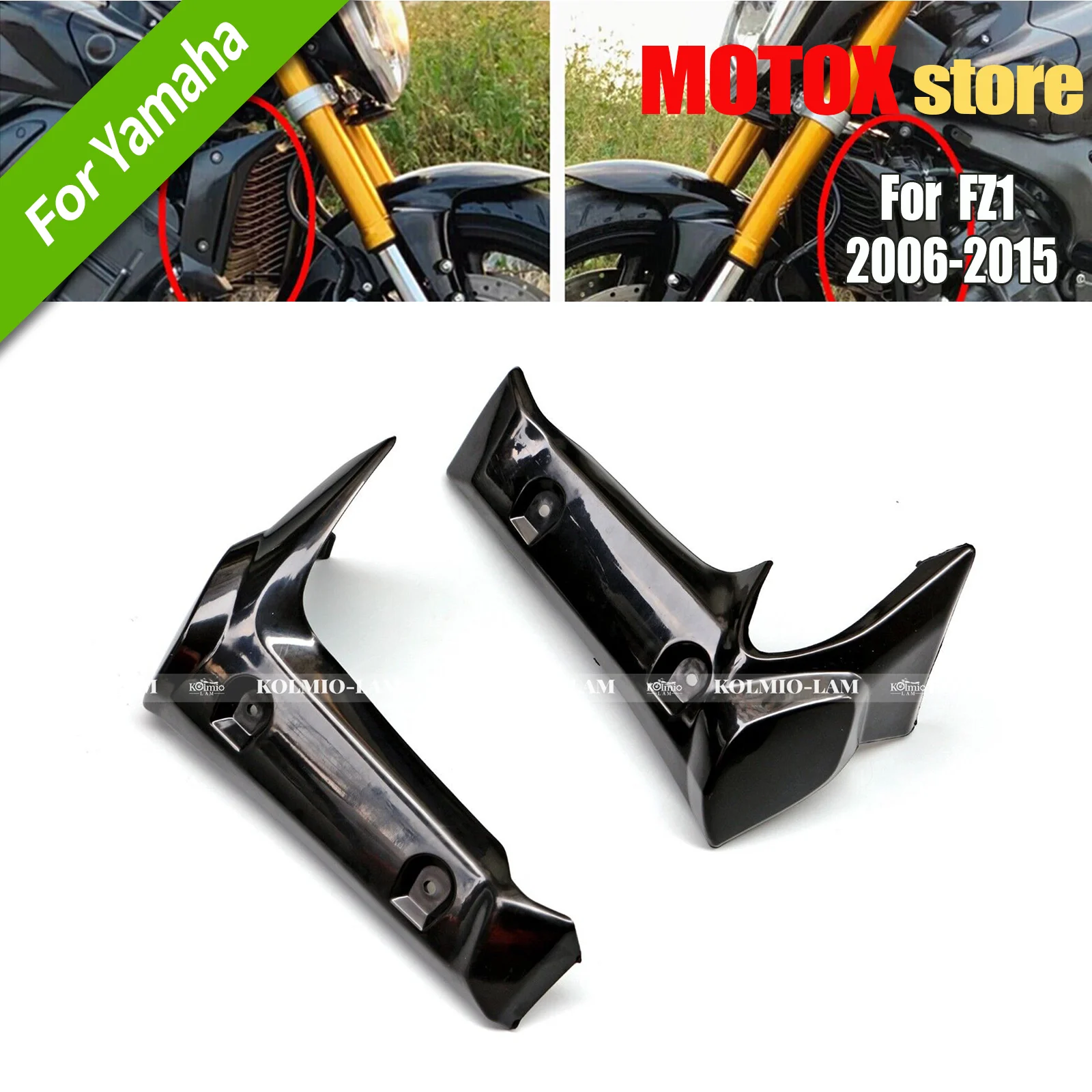 Fit for Yamaha FZ1 N FZ1N Fazer FZ1 1000 N 2006 - 2015 2007 2008 2009 2010 2011 2012 Motorcycle Radiator Side Cover Protector