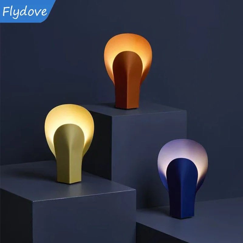 LED Table Lamp Office Bedroom Creative Hotel Living Room Art Atmosphere Bedside Reading Desk Lamps Decor Night Light Table Light