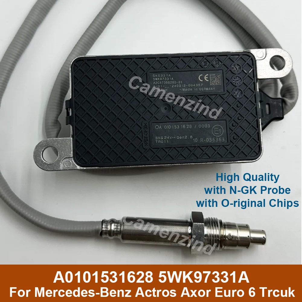 

OEM 5WK97331A A0101531628 0101531628 5WK9 7331A Датчик оксида азота, сделано в DE для грузовиков Mercedes-Benz Actros Axor Euro 6 24 В