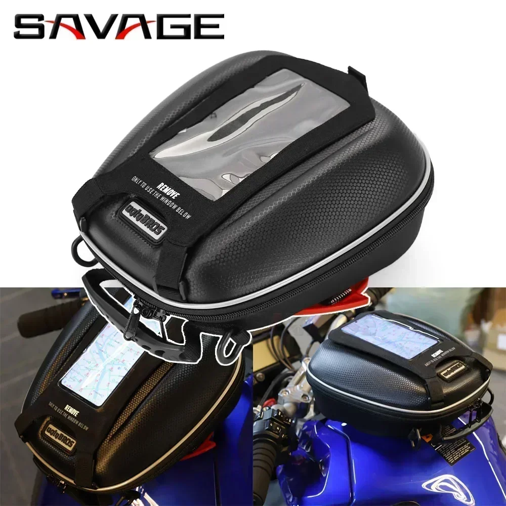 2024 Fuel Tank Bag For YAMAHA FJR1300 XSR 155 125 FZ6 FZ1 YZF R25 R15 R7 R6 R3 R1 2000+ Motorcycle Tanklock Luggage Racing Bags