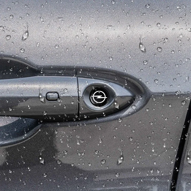 14 مللي متر الألومنيوم سيارة مفتاح بعيد شعار راديو زر سيارة ملصق صالح أوبل أسترا j g شارة كورسا d فيكترا c زافيرا أدوات السيارات