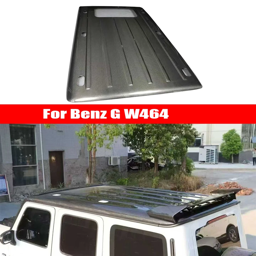 

For Mercedes Benz G Class W464 G63 G50 Dry Carbon fiber roof car top accessories modification forged carbon fiber roof top cover